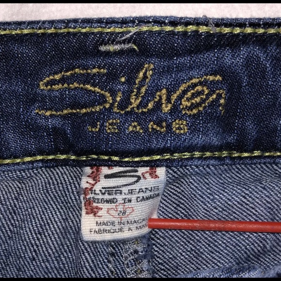 Silver Jeans Aiko Blue Women’s Bootcut Jeans Sz 28 - Picture 6 of 11